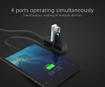 Orico хъб USB2.0 HUB 4 port - USB/Micro USB input, Black - W5P-U2-030-BK-EP