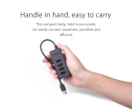 Orico хъб USB2.0 HUB 4 port - USB/Micro USB input, Black - W5P-U2-030-BK-EP