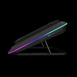 Gamdias Охладител за лаптоп Gaming Notebook Cooler 19" - AETHER P1 - USB-C/A Hub, RGB, Phone Stand