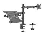 Gembird Стойка за монитор с лаптоп стойка Monitor Mount with Laptop holder - MA-DA-03