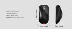 Pulsar професионална геймърска мишка Wireless Gaming Mouse Xlite v4 eS Size1 Black