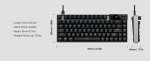 Pulsar професионална геймърска механична клавиатура Professional Gaming Mechanical Keyboard eS HE 70 ANSI Black - 8K, RGB