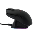 Ajazz професионална геймърска мишка AJ159P MC - Wireless Gaming Mouse - 1K, Magnetic Charging Dock, Black