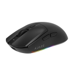 Ajazz професионална геймърска мишка AJ139 V2 MC - Wireless Gaming Mouse - 1K, Magnetic Charging Dock, Black