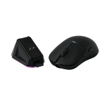 Ajazz професионална геймърска мишка AJ159P MC - Wireless Gaming Mouse - 1K, Magnetic Charging Dock, Black