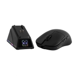 Ajazz професионална геймърска мишка AJ159 APEX - Wireless Gaming Mouse - 8K, Magnetic Charging Dock, Black