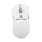 Ajazz професионална геймърска мишка AJ139 V2 MC - Wireless Gaming Mouse - 1K, Magnetic Charging Dock, White