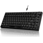 Ajazz геймърска механична клавиатура Gaming Mechanical Keyboard AK820 - Red Switches [Linear] (English US), Black, White Backlight