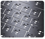 Ajazz геймърска механична клавиатура Gaming Mechanical Keyboard AK820 - Red Switches [Linear] (English US), Black, White Backlight