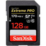 SANDISK Extreme PRO 128GB V60 UHS-II SD cards, 280/100MB/s,V60,C10,UHS-II