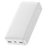 Външна батерия Baseus Bipow PPBD050102 20000mAh 15W бял + USB-A - Micro USB кабел 0.25m бял