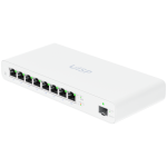 (8) GbE RJ45 ports with 27V passive PoE output Router