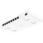 Ubiquity Switch (8) GbE RJ45 ports with 27V passive PoE output,1 SFP port