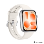 Часовник Huawei Watch Fit 5 Niki-B19F White + Huawei Freebuds SE 4 ANC, White