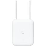 Ubiquiti U7-Outdoor All-weather WiFi 7 AP with 4 spatial streams, an integrated directional super antenna, and versatile mounting options