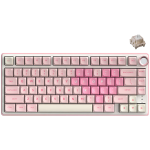 ROYAL KLUDGE R75 Pink Melody Gaming Keyboard Cream switch