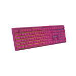 Canyon 105keys gaming keyboard,with 2.4G+ Bluetooth mode, battery 2000mAh, RGB backlight 3 types and 7 colors, size:407*119*19mm, PVC cable 1.8M , Black,weight:556+/-10g