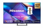 Телевизор Hisense 65" A7S, 4K Ultra HD 3840x2160, QLED, HDR 10+, HLG, Dolby Vision, Dolby Atmos, Smart TV, Light Sensor, WiFi Direct, BT, Anyview Cast, 3xHDMI, 2xUSB, LAN, CI+, DVB-T2/C/S2, Black