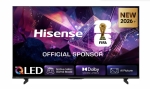 Телевизор Hisense 55" E7S Pro, 4K Ultra HD 3840x2160, QLED, Quantum Dot, 144Hz, HDR 10+ adaptive, HLG, Dolby Vision, DTS Virtual X, Smart TV, WiFi 5GHz, WiFi Direct, BT, Anyview Cast, 3xHDMI, 2xUSB, LAN, CI+, DVB-T2/C/S2, Black