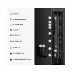 Телевизор Hisense 43" A7S, 4K Ultra HD 3840x2160, QLED, FALD, Quantum Dot, HDR 10+, HLG, Dolby Vision, Dolby Atmos, Smart TV, WiFi 5GHz, WiFi Direct, BT, Anyview Cast, 3xHDMI, 2xUSB, LAN, CI+, DVB-T2/C/S2, Black