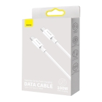 Кабел Baseus Superior USB Type-C към Type-C, PD 2.0 100W, 1м, CATYS-B02 - бял