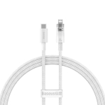 Кабел Baseus Explorer Series USB-C - Lightning 20W 1 м CATS010202 - бял
