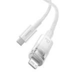 Кабел Baseus Explorer Series USB-C - Lightning 20W 1 м CATS010202 - бял