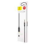 Адаптер Baseus Yiven CAM01-01 от USB-C към 3,5 мм мини жак, 120 см, черен