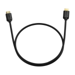 Кабел Baseus CAKGQ-C01 2x HDMI 2.0 4K 60Hz Cable, 3D, HDR, 18Gbps, 3м - черен