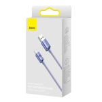Кабел Baseus Crystal Shine USB Type A към USB Type C 100W 2м CAJY000505 - лилав