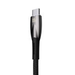 Кабел Baseus Glimmer Series USB-A - USB-C 100W 480Mbps 2м CADH000501 - черен