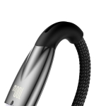Кабел Baseus Glimmer Series USB-A - USB-C 100W 480Mbps 2м CADH000501 - черен