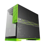 Geometric Future кутия Case EATX - Model 5 Black/Green, NVIDIA style limited edition - 5 x 140 mm aRGB fans included