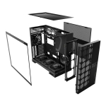 Geometric Future кутия Case EATX - Model 5 Vent Black - 5 x 140 mm aRGB fans included
