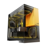Geometric Future кутия Case EATX - Model 5 Black/Yellow - 5 x 140 mm aRGB fans included
