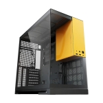 Geometric Future кутия Case EATX - Model 5 Black/Yellow - 5 x 140 mm aRGB fans included