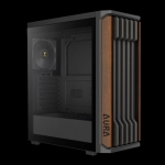 Gamdias кутия Case ATX - AURA GC11 Wood Black - USB-C
