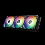 Gamdias водно охлаждане Water Cooling 360mm - AURA GL360 DIGITAL - Digital Display, aRGB