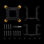 Gamdias водно охлаждане Water Cooling 240mm - AURA GL240 DIGITAL - Digital Display, aRGB