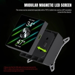 Gamemax водно охлаждане Water Cooling GLACIER 360 LCD BK - Addressable RGB