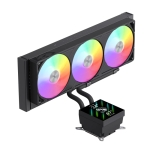 Gamemax водно охлаждане Water Cooling GLACIER 360 LCD BK - Addressable RGB
