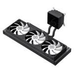 Gamemax водно охлаждане Water Cooling GLACIER 360 LCD BK - Addressable RGB