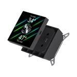 Gamemax водно охлаждане Water Cooling GLACIER 360 LCD BK - Addressable RGB