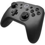 LORGAR TRIX-510, Gaming controller, Black, BT5.0 Controller with built-in 600mah battery, 1M Type-C charging cable ,6 axis motion sensor support nintendo switch ,android,PC, IOS13, PS3, normal size dongle,black