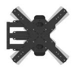 Стойка Neomounts Level-850 Wall Mount (full motion, 3 pivots, VESA 400x400)