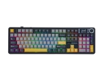 Aula геймърска механична клавиатура Wireless Gaming Mechanical Keyboard F108 PRO - Volcanic Switch [Linear] (English US), Black, Gray
