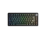 Aula геймърска механична клавиатура Wireless Gaming Mechanical Keyboard F75HE - Black King Magnetic Switch [Linear] (English US), Black Contour