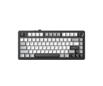 Aula геймърска механична клавиатура Wireless Gaming Mechanical Keyboard F75HE - Black King Magnetic Switch [Linear] (English US), Black, Gray
