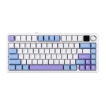 Aula геймърска механична клавиатура Wireless Gaming Mechanical Keyboard F75 MAX - Reaper Switch [Linear] (English US), White, Blue, Purple
