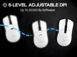 Aula професионална геймърска мишка Wireless Gaming Mouse SC590 PRO - Smart Display, Black